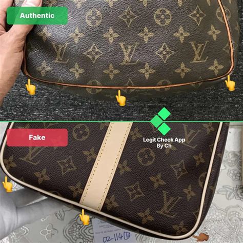 fake louis vuitton pattern side by side|false louis vuitton.